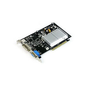 Carte vidéo AGP - Carte vidéo -  GeForce AGP FX6200 256M TV+DV