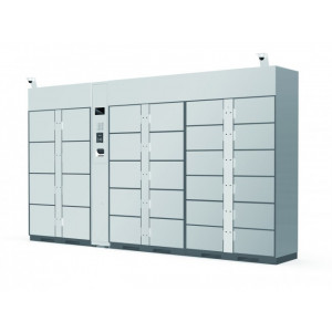 Casiers consignes réfrigérés avec serrures à gâches électroniques - Solution modulable de 6 à 12 casiers