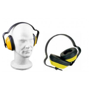 Casque anti-bruit 25 dB - Norme : CE EN352/1 - 25 dB- Jaune/Noir