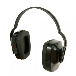 Casque Antibruit noir - Taille unique - Norme : EN 352-1 (SNR 23DB)