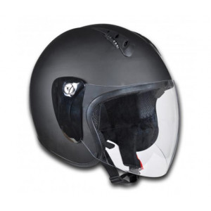 Casque de moto demi jet - Matériau : ABS   -  Taille : M (57 - 58 cm)