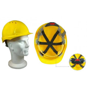 Casque de sécurité industrielle - Norme EN 397 - Harnais Textile – 6 couleurs disponibles