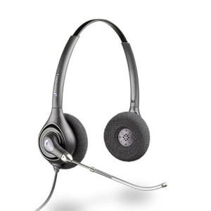 Casque téléphonique Plantronics Supra Plus Duo - Casque 2 écouteurs professionnel- tube vocal