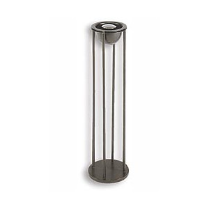 Cendrier de sol à trémie Chromée - Cendrier de sol Type S 428