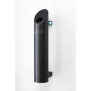 https://www.techni-contact.site/ressources/images/produits/merchandising/cendrier-mural-en-acier-inox-15759165-1.jpg - Hauteur : 500 mm - Capacité : 2,5 L - Fixation au sol ou murale