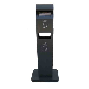 https://www.techni-contact.site/ressources/images/produits/merchandising/cendrier-sur-pied-avec-corbeille-2l-8l-52557214-1.jpg - Hauteur : 1040 mm - Capacité : 2L/8L – Sur pied