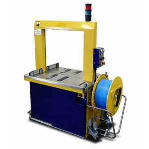 Cercleuse full automatique - Machine de cerclage pour grand flux de produits - Poids : 210 kg