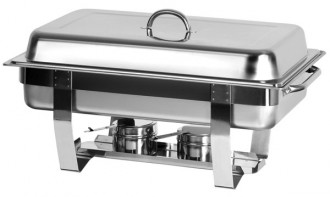 Chafing dish en acier inoxydable - Dimensions : 600 x 360 x 238 mm