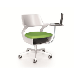 Chaise avec tablette écritoire - Tablette pivotante à 360°