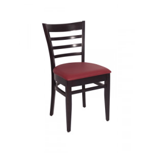 Chaise Bistrot Bordeaux - Dimensions (H x L x l) : 86 x 51 x 43 cm