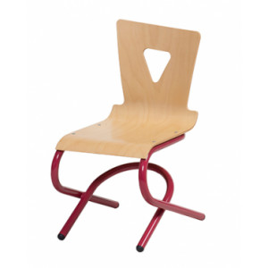 Chaise cantine 4 pieds alu - ailles, 1 à 6 - Coque en hêtre - 4 pieds aluminium ou aluminium laquée