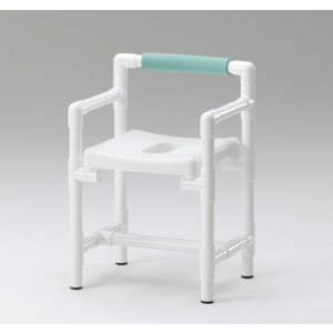 Chaise de douche avec accoudoirs 150 kg - Charge maxi : 150  kg