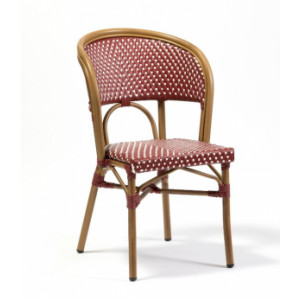 https://www.techni-contact.site/ressources/images/produits/merchandising/chaise-de-terrasse-avec-dossier-14944252-1.jpg - Structure aluminium - Dos et assise : Cannage en polyrotin synthétique (polyéthylène)