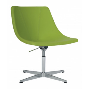 https://www.techni-contact.site/ressources/images/produits/merchandising/chaise-douce-cross-58839227-1.jpg - Piétement central en aluminium avec base à 4 branches