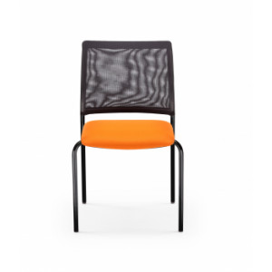 Chaise empilable avec dossier résille - Certificat NF OFFICE EXCELLENCE CERTIFIE