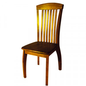 Chaise en bois pour cafétéria - Bois exotique