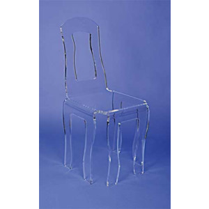 https://www.techni-contact.site/ressources/images/produits/merchandising/chaise-en-plexiglas-31711377-1.jpg - Plexiglas épaisseur 15mm - Assise: 36/36 cm - Hauteur du dossier: 46 cm