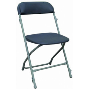 Chaise pliante - Hauteur assise : 45 cm – En polypropylène –  Finition époxy