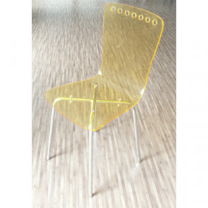 Chaise pliante cafétéria - Assise et dossier en polycarbonate