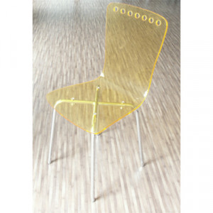 Chaise pliante cafétéria - Assise et dossier en polycarbonate