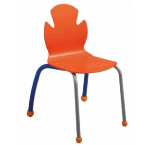 Chaise pour enfant - Tailles 1, 2, 3 et 4 - Coque en hêtre - 4 pieds tube