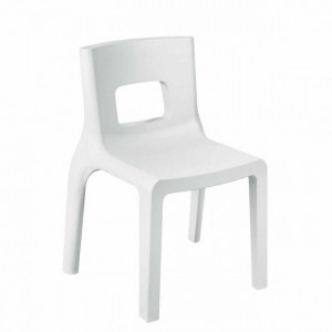 https://www.techni-contact.site/ressources/images/produits/merchandising/chaise-pour-restaurant-46852377-1.jpg - Hauteur assise : 46 cm – Polyéthylène - Blanc