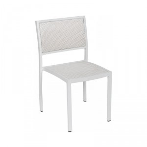  Chaise restaurant aluminium AGORA - Usage : extérieur - Structure : aluminium - Dimensions L x p x h : 47 x 49 x 80 cm