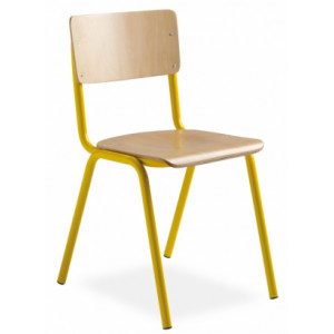 Chaise scolaire empilable - Hauteur d’assise : 46 cm