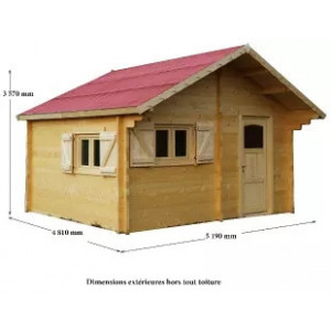 https://www.techni-contact.site/ressources/images/produits/merchandising/chalet-de-jardin-semi-habitable-61656653-1.jpg - Surface au sol : 20 m² en 60 mm