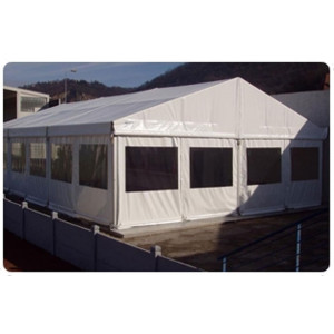 Chapiteaux aluminium modulable - Dimensions L x l x h (m) :12 x 5 x 5 m