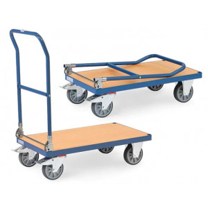 https://www.techni-contact.site/ressources/images/produits/merchandising/chariot-a-dossier-rabattable-en-acier-63148139-1.jpg - Charge : 500 ou 600 Kg - 4 dimensions disponibles - Roues à bandage TPE