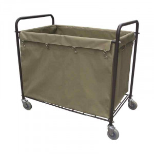 https://www.techni-contact.site/ressources/images/produits/merchandising/chariot-a-linge-293-l-47537593-1.jpg - Capacité : 293 L – 4 roues pivotantes - Structure en acier pliable