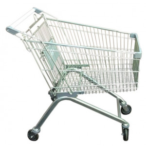 Chariot de magasin 110 kg - Charge maxi supportée (Kg) : 110