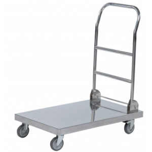 Chariot de manutention inox 100 Kg - Charge maxi (kg) : 100