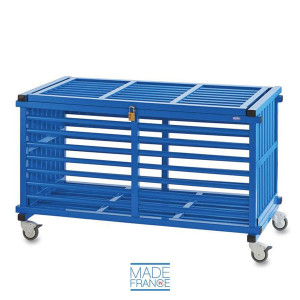 Chariot de rangement mobile pour piscine - Dimensions (L x l x h) : 150 x 80 x 100 cm