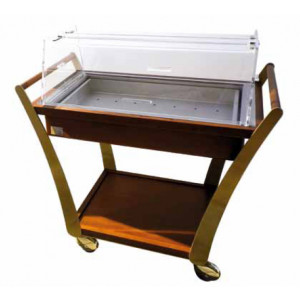 Chariot de service pour poissons - Dimensions (L x l x H)  : 108 x 54 x 115 cm