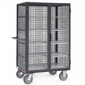 https://www.techni-contact.site/ressources/images/produits/merchandising/chariot-esd-ferme-32742754-1.jpg - Charge : 750 Kg - Porte à double battant avec serrure à cylindre