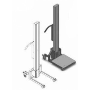 Chariot manipulateur électrique Bobines - Types de charges : Bobines - bacs - seaux - bidons - cartons - cuves - fûts