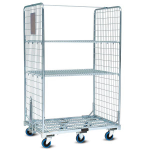 https://www.techni-contact.site/ressources/images/produits/merchandising/chariot-picking-500-kg-19734325-1.jpg - Tube d’acier et Fil - Charge utile : 500 kg - L.1273 x P.804 x H.1926 mm - Électro-zingage blanc
