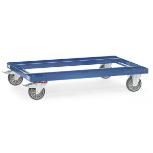 https://www.techni-contact.site/ressources/images/produits/merchandising/chariot-porte-palettes-500-kg-42825292-1.jpg - Charge : 500 Kg - Pour palettes de 1200 x 800 mm - Roues à bandage TPE