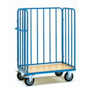 Chariot pour colis avec plateau - Charge (kg) : 400 - 500