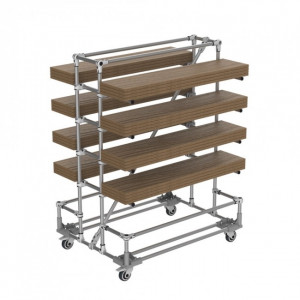 Chariot pour le stockage et le transport de longueur - Cantilever pour petites charges longues