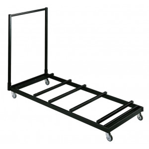 https://www.techni-contact.site/ressources/images/produits/merchandising/chariot-pour-tables-rectangulaires-10-tables-charge-400-kg-33214865-1.jpg - Capacité 10 tables - Charge utile 400 kg - Cadre tube métal 30 x 30 mm laqué époxy noir