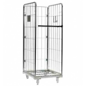 https://www.techni-contact.site/ressources/images/produits/merchandising/chariot-roll-3-cotes-grandes-mailles-500-kg-43874254-1.jpg - Charge utile : 500 kg - Hauteur : 1785 mm ou 1885 mm - Electrozingué CR3