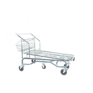 Chariot standard plateau fil - - Longueur : 1498 mm
- Largeur 846 mm
- Hauteur 1058 mm