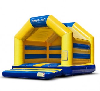 Château gonflable maxi couvert - Largeur : 6,5 m   -  Hauteur : 4.5 m