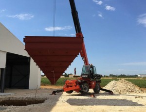 Chaudronnerie pour stockage des céréales - Conception et réalisation sur-mesure pour manutention 