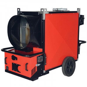 Chauffage air pulsé mobile à combustion indirecte - Puissance calorifique maxi : de 110.4 à 235.7 Kw