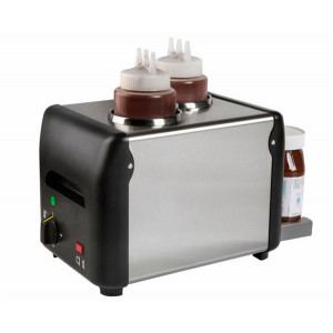 Chauffe chocolat en inox - Capacité : 1 ou 2 x 1 Litres - Puissance : 170 W -