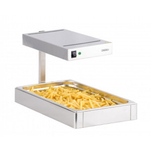 Chauffe frites à bac amovible - Dimensions : L 330 x P 550 x H 380 mm